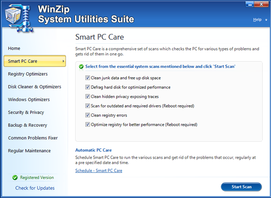 winzip system utilities suite beta 2