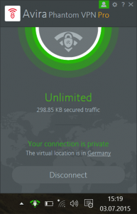 Avira Phantom VPN Pro