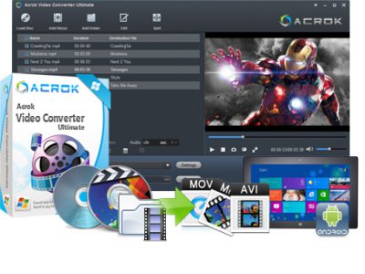 acrok video converter ultimate burn dvd