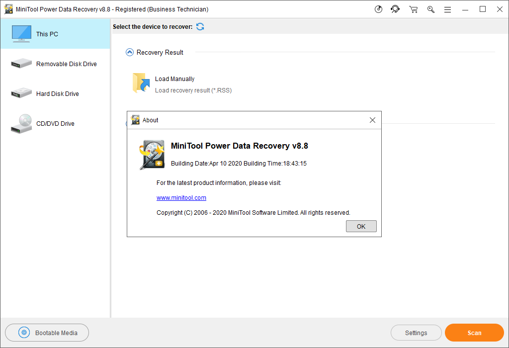 Power data Recovery 6.8. Mini Tool data Power Recovery. MINITOOL Power data Recovery. MINITOOL Power data Recovery 6.8.