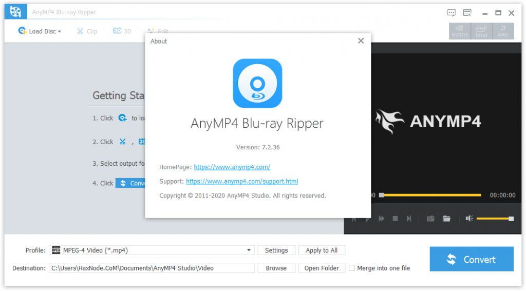 AnyMP4 Blu-ray Ripper 8.0.93 download the new