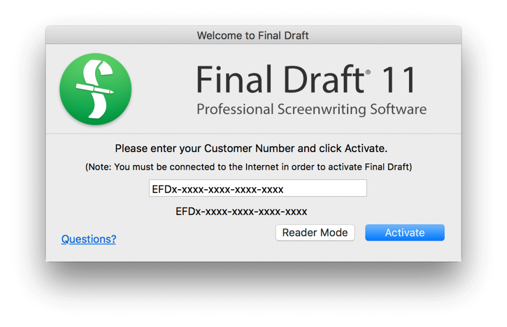 final draft mac 10.6.8 download