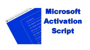 Microsoft Activation Scripts