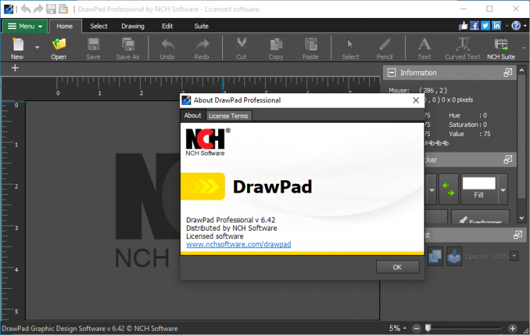 NCH DrawPad Pro 10.43 free downloads