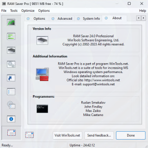 ram saver pro 24.0