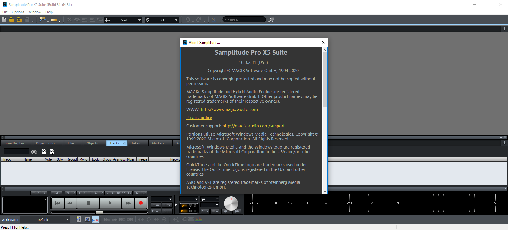 MAGIX Samplitude Pro X8 Suite 19.0.1.23115 instal the last version for windows