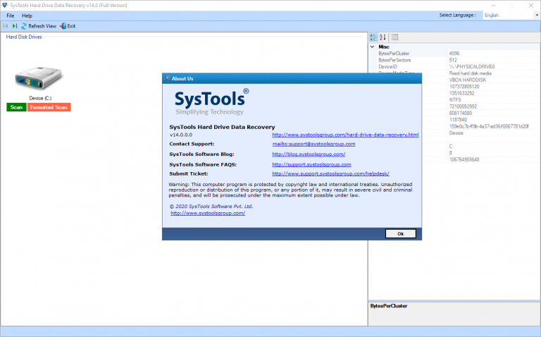 systools hard drive data recovery software
