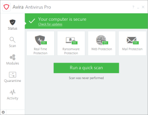 Avira Antivirus Pro