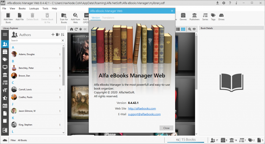 alfa ebooks manager pro coupon code