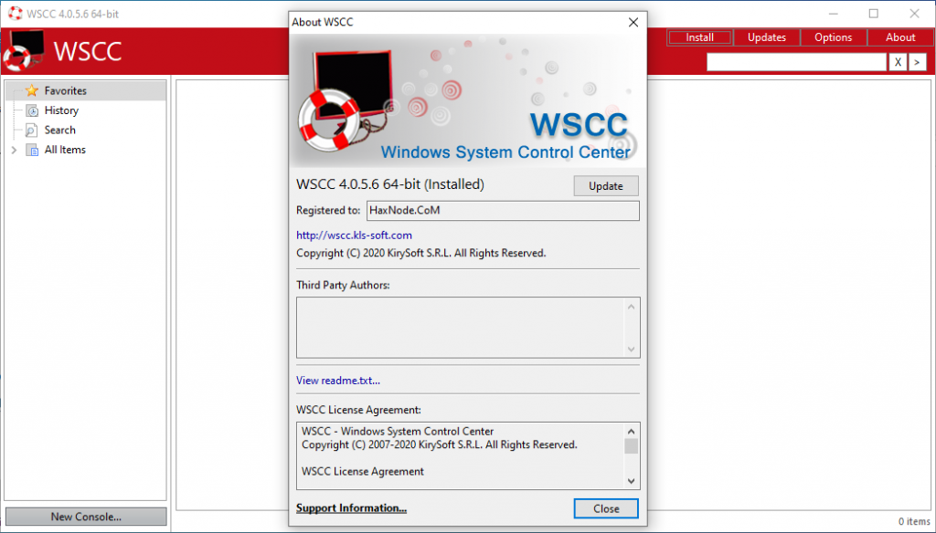 Windows System Control Center 7.0.6.8 for mac instal