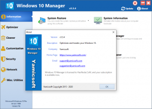 yamicsoftwin10manager3.3.4