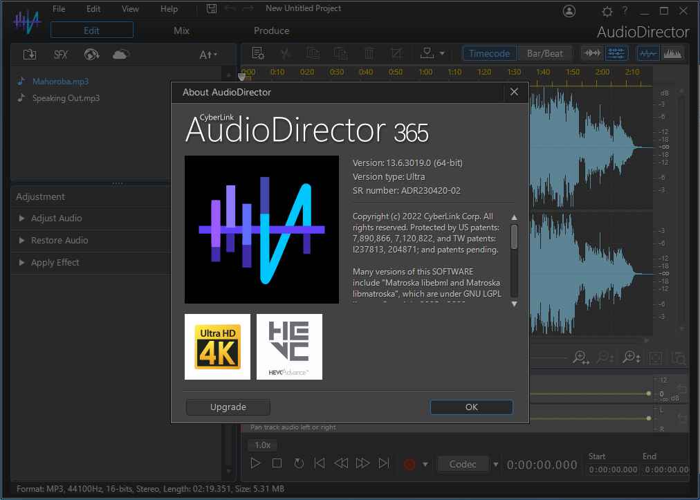 for ipod download CyberLink AudioDirector Ultra 13.6.3107.0