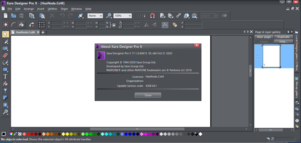 instaling Xara Designer Pro Plus X 23.2.0.67158