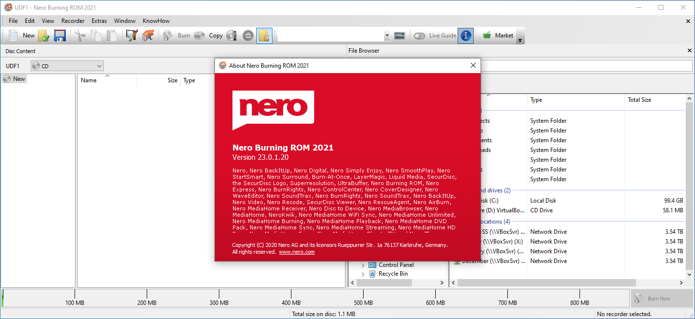 Nero Burning ROM 2021 v23.0.1.20 + Patch | haxNode
