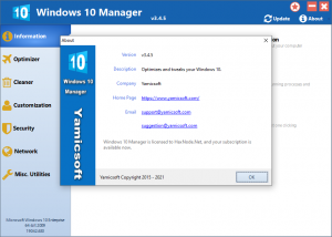 yamicsoftwindows10manager3.4.5