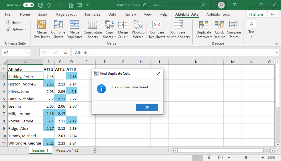 Ablebits Ultimate Suite for Excel Business Edition