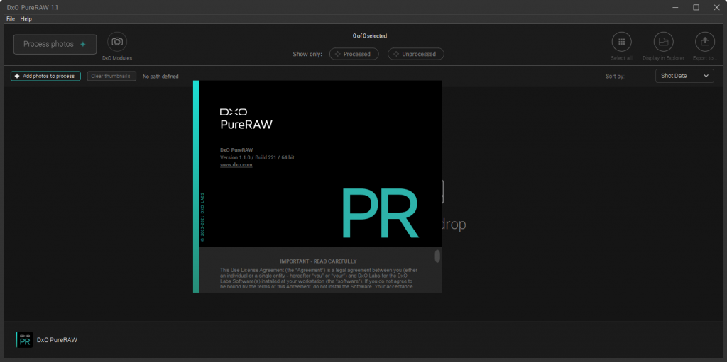 download the last version for windows DxO PureRAW 3.4.0.16