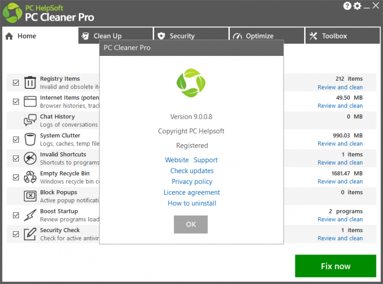 downloading PC Cleaner Pro 9.3.0.4