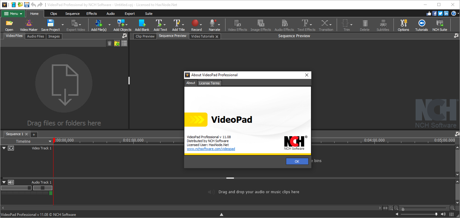 NCH VideoPad Video Editor Pro 13.67 instal the new for windows