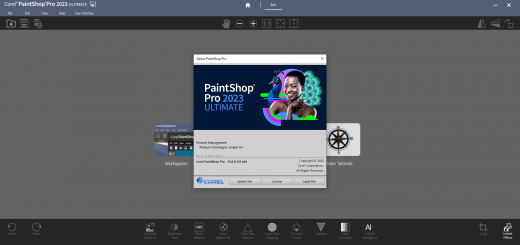 instal Corel Paintshop 2023 Pro Ultimate 25.2.0.58