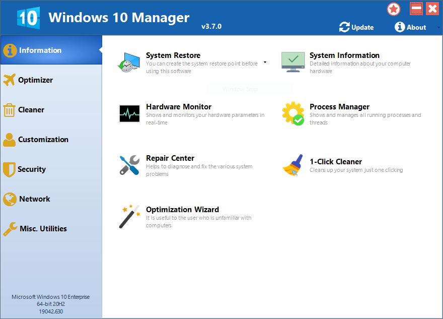 Yamicsoft Windows 10 Manager crack