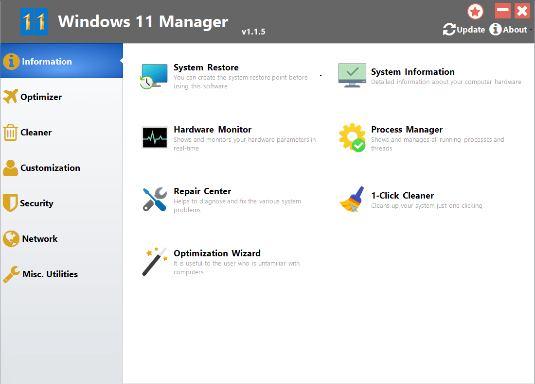 download Windows 11 Manager 1.3.1