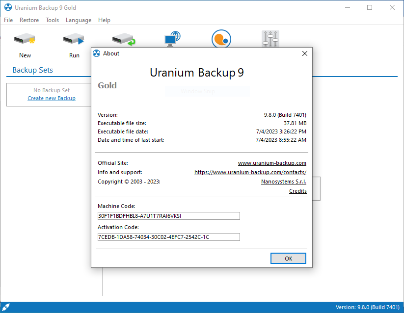 Uranium Backup 9.8.0.7401 for ios download free