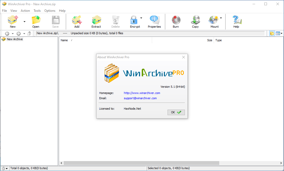 WinArchiver Virtual Drive 5.6 download the last version for windows