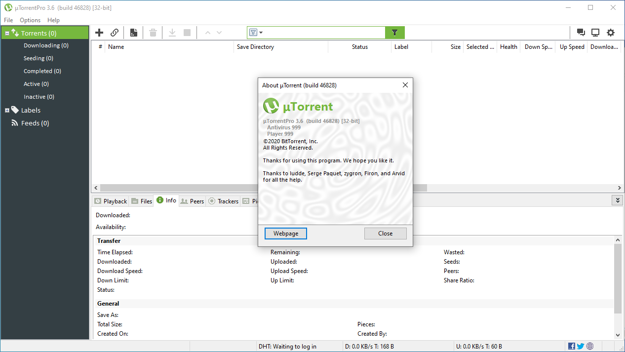 uTorrent Pro 3.6.0.46828 for apple instal