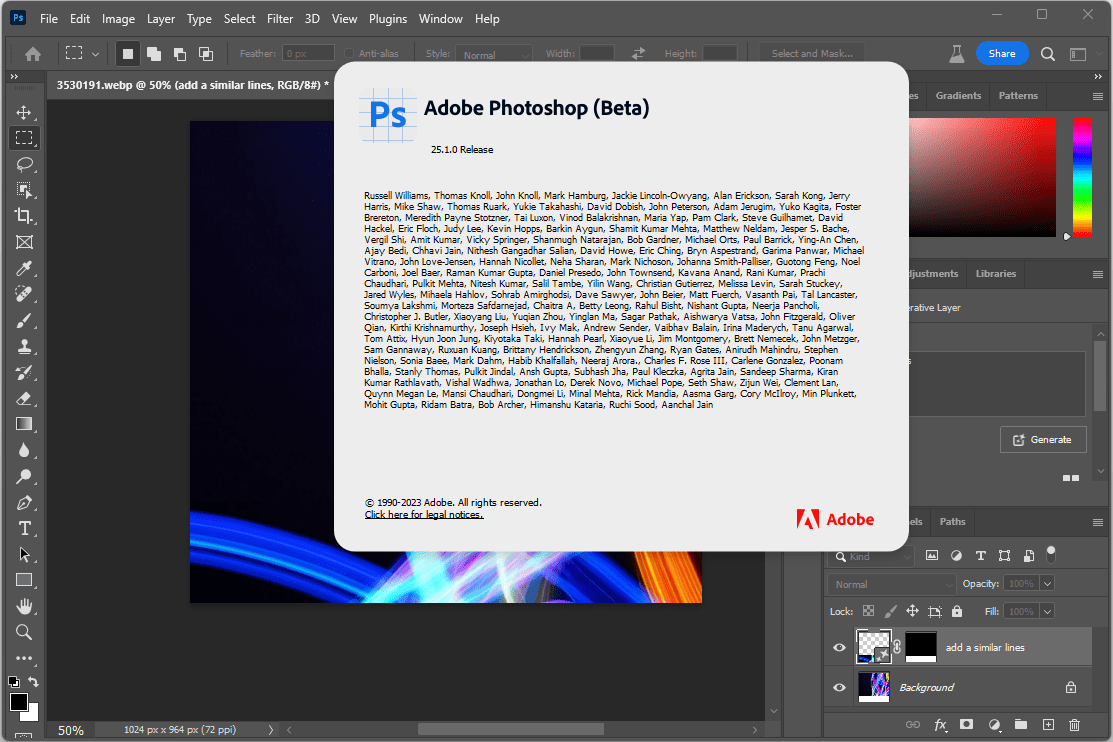 Adobe Photoshop 2024 v25.3.1.241 free instals