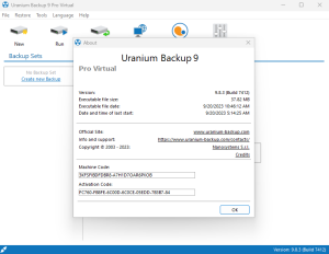 uranium backup crack