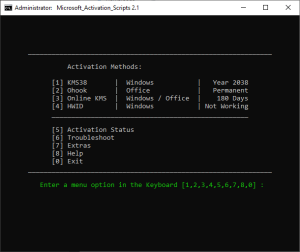 Microsoft Activation Scripts