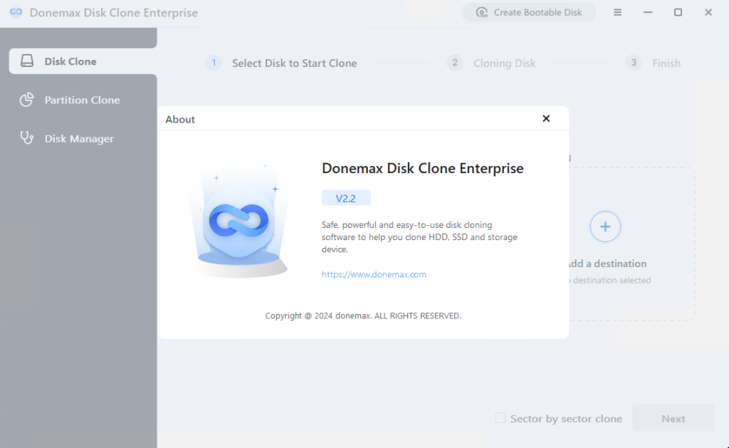 disk cloner enterprise2.2