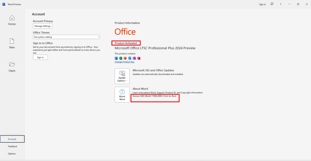 Microsoft Office 2024-2