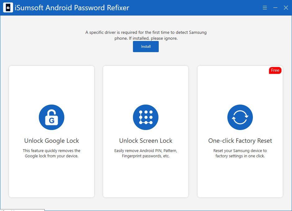 iSumsoft Android Password Refixer1