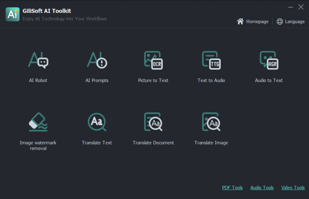 GiliSoft AI Toolkit1