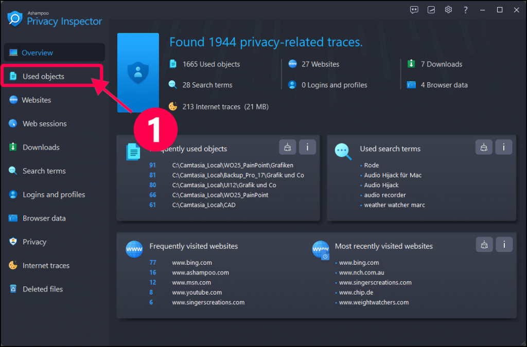 Ashampoo Privacy Inspector1