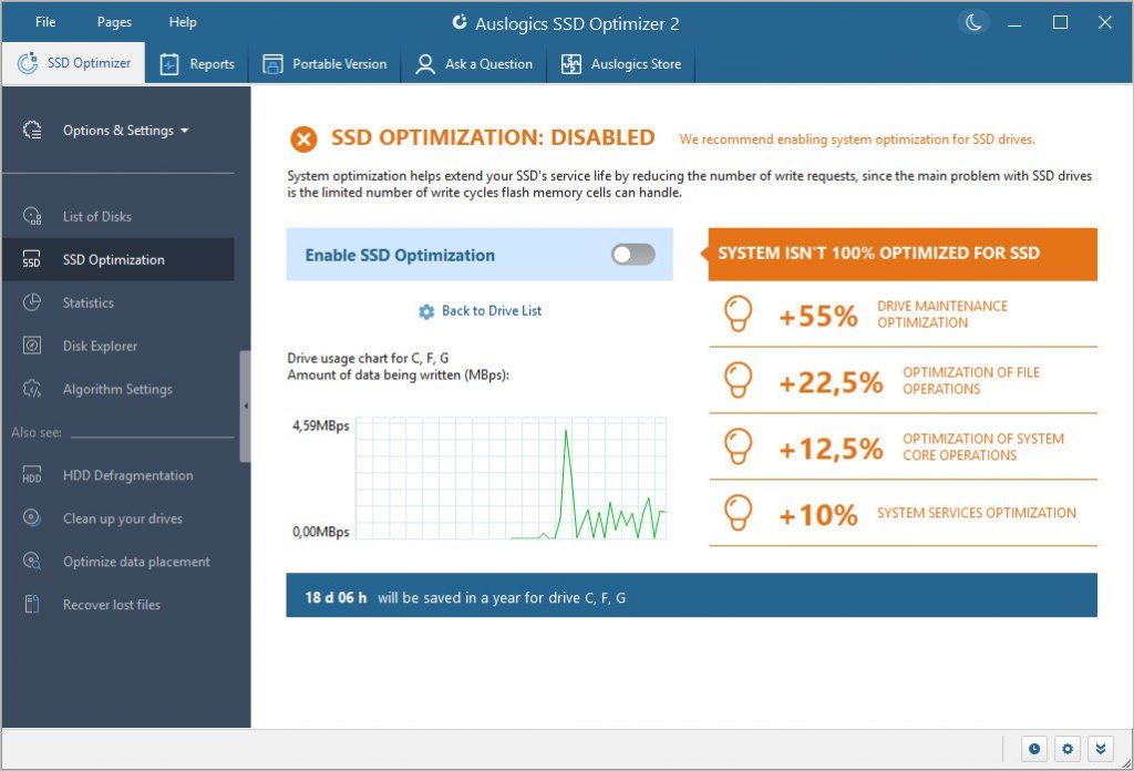 Auslogics SSD Optimizer Pro1